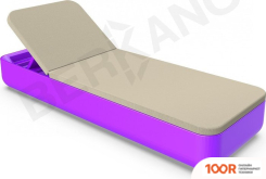 Шезлонг Berkano GRACE (СИРЕНЕВЫЙ/БЕЖЕВЫЙ) (405613)