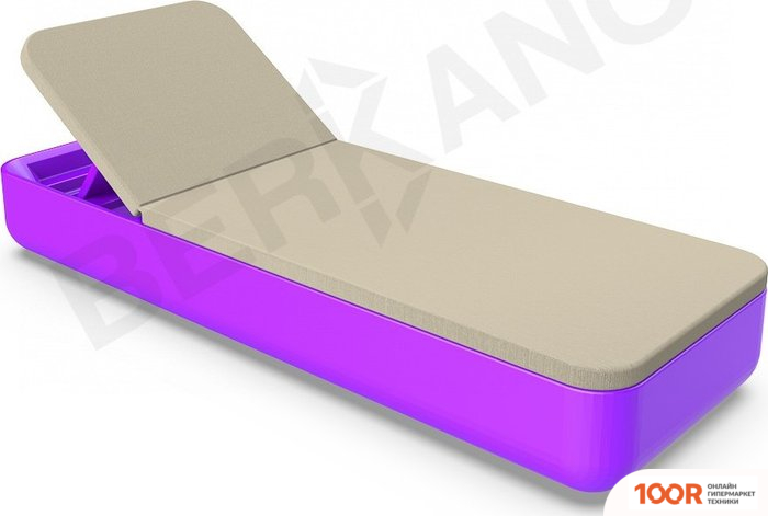 Шезлонг Berkano GRACE (СИРЕНЕВЫЙ/БЕЖЕВЫЙ) (405613)