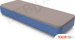 Шезлонг Berkano GRACE (СИНИЙ/КОФЕЙНЫЙ) (405610)