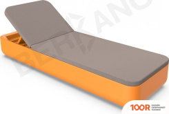 Шезлонг Berkano GRACE (ОРАНЖЕВЫЙ/КОФЕЙНЫЙ) (405598)