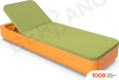 Шезлонг Berkano GRACE (ОРАНЖЕВЫЙ/ЗЕЛЕНЫЙ) (405597)