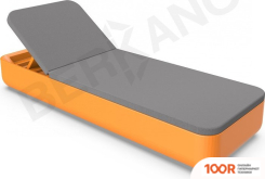 Шезлонг Berkano GRACE (ОРАНЖЕВЫЙ/ГРАФИТОВЫЙ) (405596)