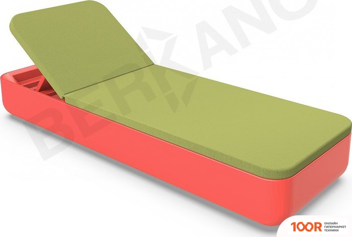 Шезлонг Berkano GRACE (КРАСНЫЙ/ЗЕЛЕНЫЙ) (405591)
