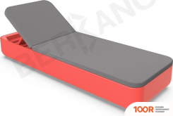 Шезлонг Berkano GRACE (КРАСНЫЙ/ГРАФИТОВЫЙ) (405590)