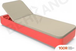 Шезлонг Berkano GRACE (КРАСНЫЙ/БЕЖЕВЫЙ) (405589)
