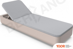 Шезлонг Berkano GRACE (КОФЕЙНЫЙ/СЕРЫЙ) (405587)