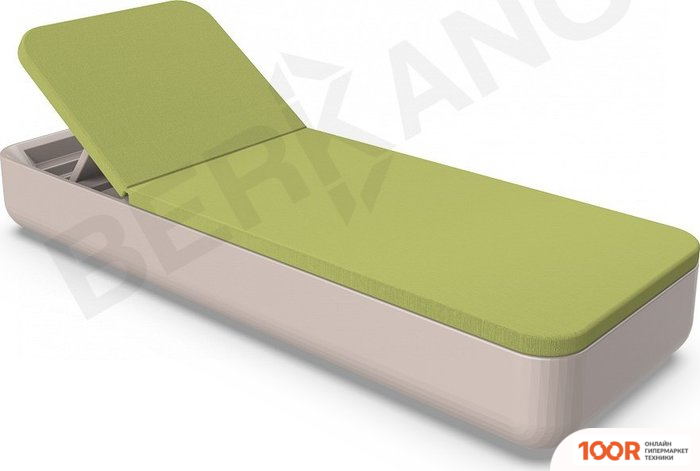 Шезлонг Berkano GRACE (КОФЕЙНЫЙ/ЗЕЛЕНЫЙ) (405585)