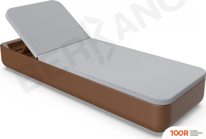Шезлонг Berkano GRACE (КОРИЧНЕВЫЙ/СЕРЫЙ) (405581)