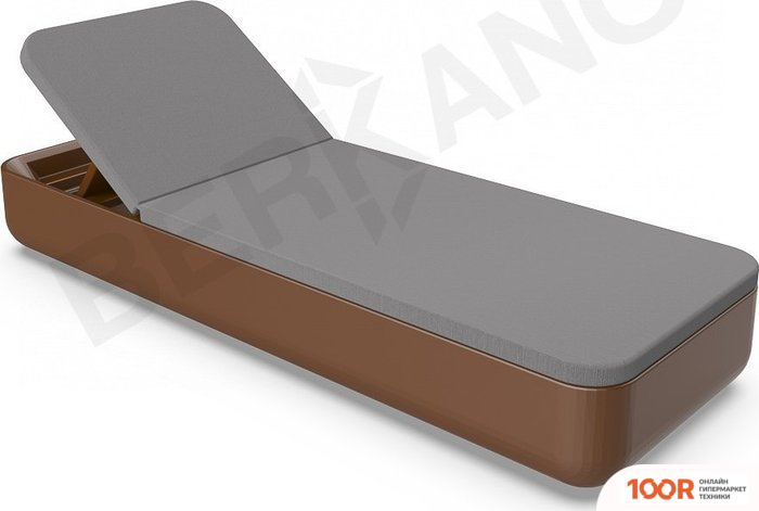 Шезлонг Berkano GRACE (КОРИЧНЕВЫЙ/ГРАФИТОВЫЙ) (405578)