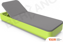 Шезлонг Berkano GRACE (ЗЕЛЕНЫЙ/ГРАФИТОВЫЙ) (405572)