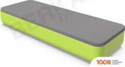 Шезлонг Berkano GRACE (ЗЕЛЕНЫЙ/ГРАФИТОВЫЙ) (405572)