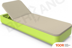 Шезлонг Berkano GRACE (ЗЕЛЕНЫЙ/БЕЖЕВЫЙ) (405571)