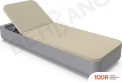 Шезлонг Berkano GRACE (ГРАФИТОВЫЙ/БЕЖЕВЫЙ) (405565)