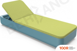 Шезлонг Berkano GRACE (БИРЮЗОВЫЙ/ЗЕЛЕНЫЙ) (405561)