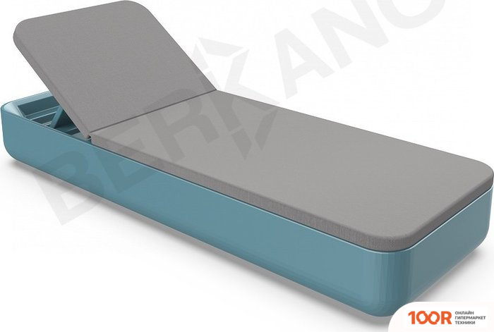 Шезлонг Berkano GRACE (БИРЮЗОВЫЙ/ГРАФИТОВЫЙ) (405560)