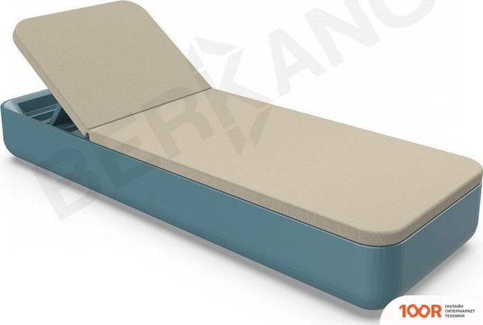 Шезлонг Berkano GRACE (БИРЮЗОВЫЙ/БЕЖЕВЫЙ) (405559)