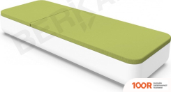 Шезлонг Berkano GRACE (БЕЛЫЙ/ЗЕЛЕНЫЙ) (405555)