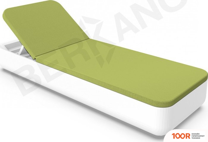 Шезлонг Berkano GRACE (БЕЛЫЙ/ЗЕЛЕНЫЙ) (405555)