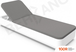 Шезлонг Berkano GRACE (БЕЛЫЙ/ГРАФИТОВЫЙ) (405554)