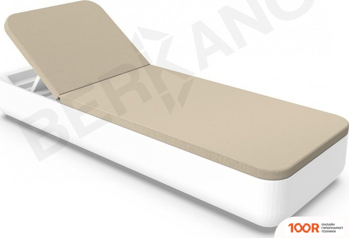 Шезлонг Berkano GRACE (БЕЛЫЙ/БЕЖЕВЫЙ) (405553)