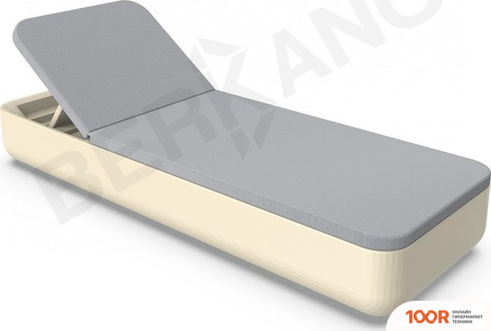Шезлонг Berkano GRACE (БЕЖЕВЫЙ/СЕРЫЙ) (405551)