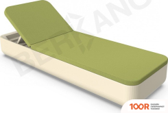 Шезлонг Berkano GRACE (БЕЖЕВЫЙ/ЗЕЛЕНЫЙ) (405549)