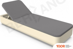 Шезлонг Berkano GRACE (БЕЖЕВЫЙ/ГРАФИТОВЫЙ) (405548)