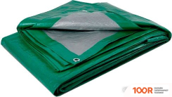 GreenTerra ТАРПАУЛИН 3X6 (ЗЕЛЕНЫЙ/СЕРЕБРИСТЫЙ) (405199)