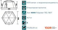 Canadian Camper SUMMER HOUSE MINI (СИНИЙ/БЕЛЫЙ) (405176)