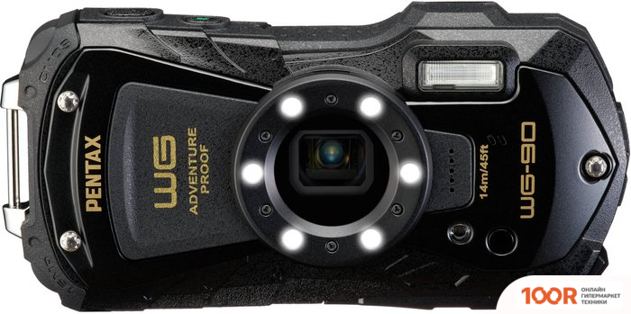 Фотоаппарат Pentax WG-90 (ЧЕРНЫЙ) (403463)