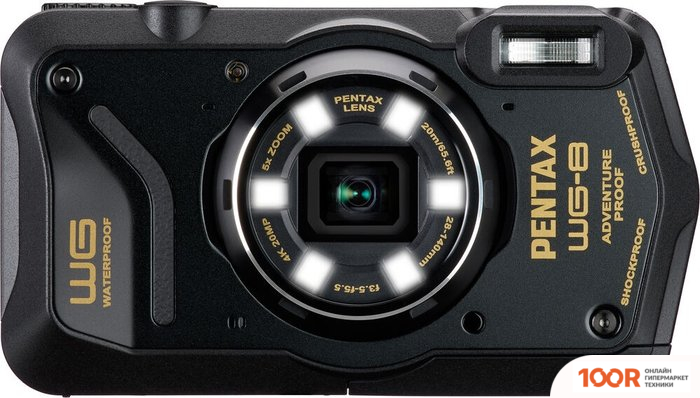 Фотоаппарат Pentax WG-8 (ЧЕРНЫЙ) (403461)