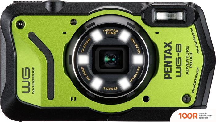 Фотоаппарат Pentax WG-8 (ЗЕЛЕНЫЙ) (403460)