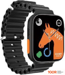 Wster WS-GS28 (ЧЕРНЫЙ, С ЧЕРНЫМ СИЛИКОНОВЫМ РЕМЕШКОМ) (396054)