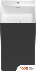 Умывальник Wellsee PURE BY WELLSEE 230716000 (ОТДЕЛЬНОСТОЯЩИЙ, С ОТВЕРСТИЕМ ПОД СМЕСИТЕЛЬ, МАТОВЫЙ ЧЕРНЫЙ/ГЛЯНЦЕВЫЙ БЕЛЫЙ) (400298)