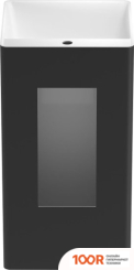 Умывальник Wellsee PURE BY WELLSEE 230716000 (ОТДЕЛЬНОСТОЯЩИЙ, С ОТВЕРСТИЕМ ПОД СМЕСИТЕЛЬ, МАТОВЫЙ ЧЕРНЫЙ/ГЛЯНЦЕВЫЙ БЕЛЫЙ) (400298)