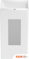Умывальник Wellsee PURE BY WELLSEE 230715000 (ОТДЕЛЬНОСТОЯЩИЙ, С ОТВЕРСТИЕМ ПОД СМЕСИТЕЛЬ, МАТОВЫЙ БЕЛЫЙ) (400297)