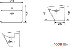 Умывальник Wellsee FR.EUPHORIA 150104000 (400173)