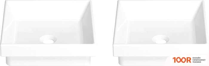 Умывальник Wellsee DOUX 150501001, 2 В 1 (400123)