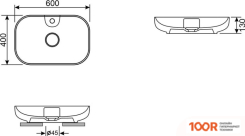 Умывальник Wellsee CROQUIS 2.0 150401000 (400110)