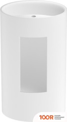 Умывальник Wellsee COQUILLAGE 232802000 (ОТДЕЛЬНОСТОЯЩИЙ, С ОТВЕРСТИЕМ ПОД СМЕСИТЕЛЬ, ЦВЕТ МАТОВЫЙ БЕЛЫЙ) (400079)