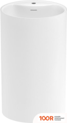 Умывальник Wellsee COQUILLAGE 232802000 (ОТДЕЛЬНОСТОЯЩИЙ, С ОТВЕРСТИЕМ ПОД СМЕСИТЕЛЬ, ЦВЕТ МАТОВЫЙ БЕЛЫЙ) (400079)