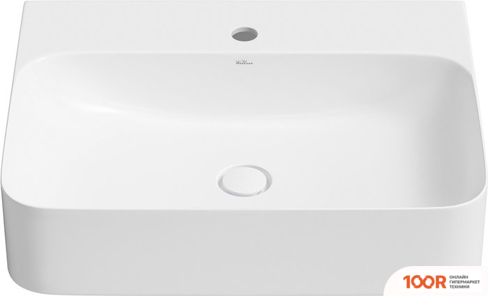 Умывальник Wellsee CLERMONT 302602000 С ДОННЫМ КЛАПАНОМ CLICK-CLACK (400047)