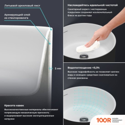 Умывальник Wellsee CHALICE PERFECTION 230613000 (ОТДЕЛЬНОСТОЯЩИЙ, БЕЗ ОТВЕРСТИЯ ПОД СМЕСИТЕЛЬ, МАТОВЫЙ ЧЕРНЫЙ/ГЛЯНЦЕВЫЙ БЕЛЫЙ) (400004)