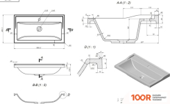 Умывальник Versalia FIESTA 80 (399822)