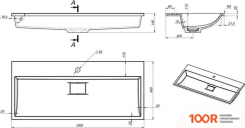 Умывальник Versalia ABSOLUTE 100 BLACK (399802)