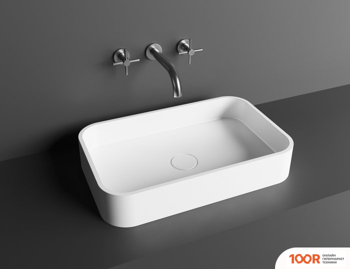 Умывальник Umy Home REA 54X34.5 U-COAT (БЕЛЫЙ ГЛЯНЦЕВЫЙ) (399725)