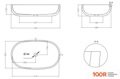 Умывальник Umy Home ORA 64X38.5 U-SOLID (БЕЛЫЙ МАТОВЫЙ) (399723)