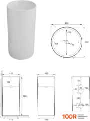 Умывальник SantiLine SL-4014 (399642)
