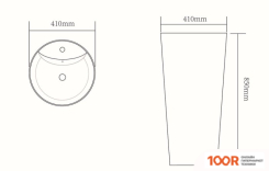 Умывальник SantiLine SL-4007 (399632)