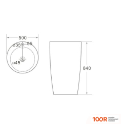 Умывальник SantiLine SL-4004 (399625)